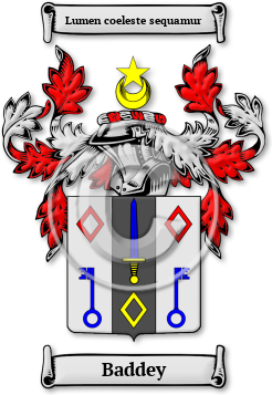 Baddey Family Crest Download (jpg) Legacy Series - 150 DPI