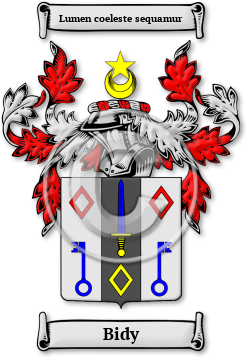 Bidy Family Crest Download (JPG) Legacy Series - 600 DPI