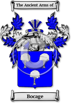 Bocage Family Crest Download (jpg) Legacy Series - 150 DPI