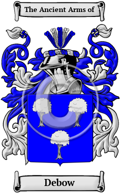 Debow Family Crest/Coat of Arms