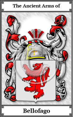 Bellofago Family Crest Download (JPG)  Book Plated - 150 DPI