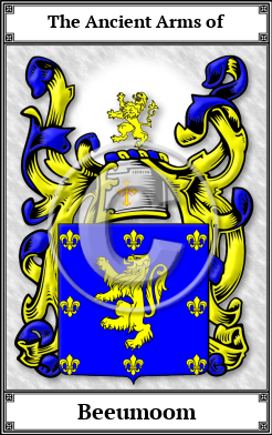 Beeumoom Family Crest Download (JPG)  Book Plated - 150 DPI
