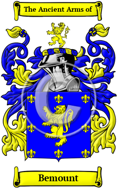 Bemount Family Crest/Coat of Arms