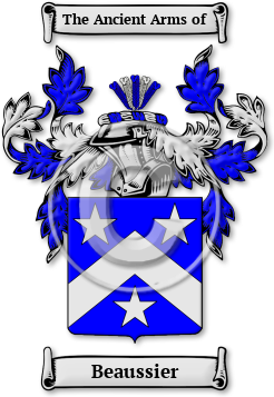 Beaussier Family Crest Download (jpg) Legacy Series - 150 DPI
