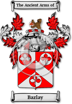 Bazlay Family Crest Download (jpg) Legacy Series - 150 DPI