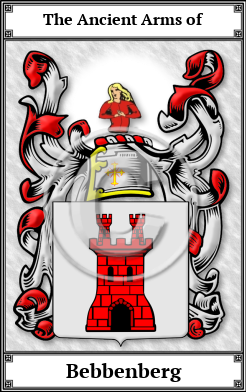 Bebbenberg Family Crest Download (JPG) Book Plated - 600 DPI