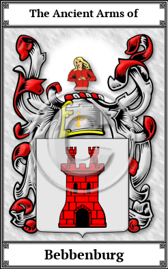 Bebbenburg Family Crest Download (JPG)  Book Plated - 150 DPI