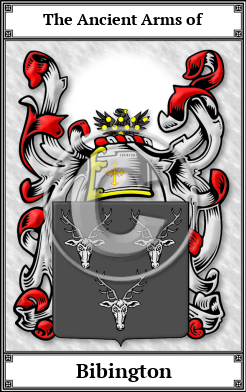 Bibington Family Crest Download (JPG)  Book Plated - 150 DPI