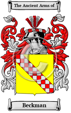 Beckman Family Crest/Coat of Arms