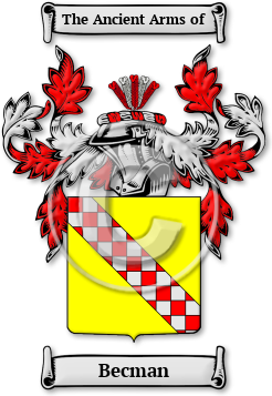Becman Family Crest Download (JPG) Legacy Series - 600 DPI