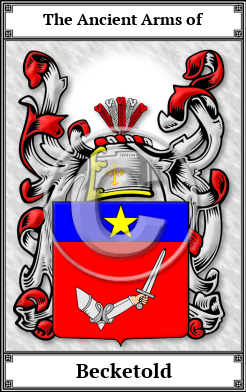 Becketold Family Crest Download (JPG)  Book Plated - 150 DPI