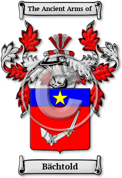 Bächtold Family Crest Download (jpg) Legacy Series - 150 DPI