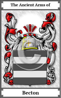 Becton Family Crest Download (JPG)  Book Plated - 150 DPI