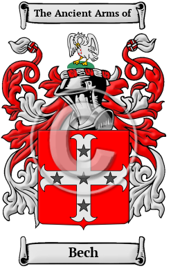 Bech Family Crest Download (JPG) Heritage Series - 600 DPI