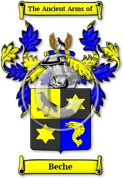 Beche Family Crest Download (jpg) Legacy Series - 150 DPI