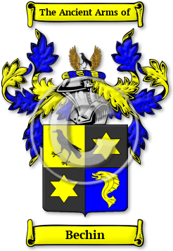 Bechin Family Crest Download (JPG) Legacy Series - 600 DPI