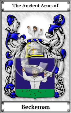 Beckeman Family Crest Download (JPG)  Book Plated - 150 DPI