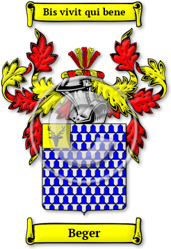 Beger Family Crest Download (jpg) Legacy Series - 150 DPI