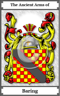 Baring Family Crest Download (JPG) Book Plated - 600 DPI