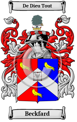 Beckfard Family Crest/Coat of Arms