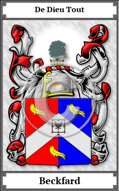 Beckfard Family Crest Download (JPG)  Book Plated - 150 DPI