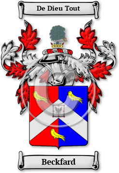 Beckfard Family Crest Download (jpg) Legacy Series - 150 DPI