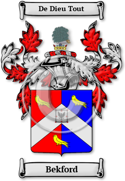 Bekford Family Crest Download (jpg) Legacy Series - 150 DPI