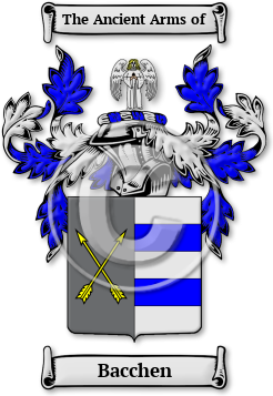 Bacchen Family Crest Download (jpg) Legacy Series - 150 DPI