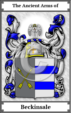 Beckinsale Family Crest Download (JPG)  Book Plated - 150 DPI