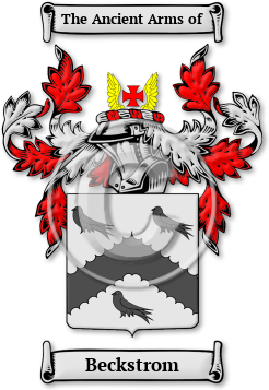 Beckstrom Family Crest Download (JPG) Legacy Series - 600 DPI