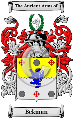 Bekman Family Crest Download (JPG) Heritage Series - 600 DPI