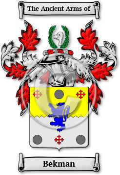 Bekman Family Crest Download (jpg) Legacy Series - 150 DPI