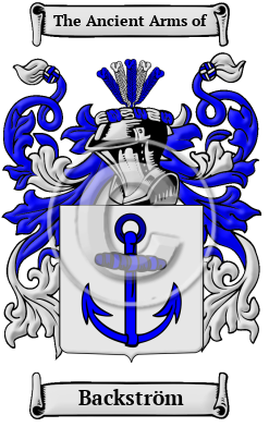 Backström Family Crest Download (JPG) Heritage Series - 300 DPI