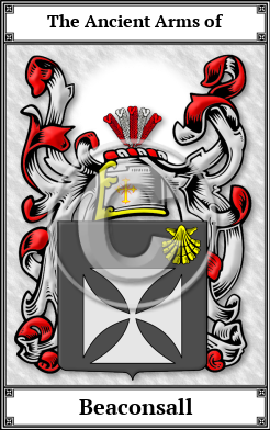 Beaconsall Family Crest Download (JPG)  Book Plated - 150 DPI