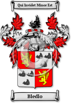 Bledlo Family Crest Download (jpg) Legacy Series - 150 DPI