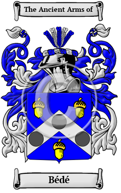 Bédé Family Crest Download (JPG) Heritage Series - 300 DPI