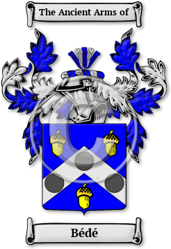 Bédé Family Crest Download (JPG) Legacy Series - 600 DPI