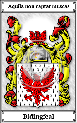 Bidingfeal Family Crest Download (JPG)  Book Plated - 150 DPI
