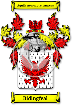 Bidingfeal Family Crest Download (jpg) Legacy Series - 150 DPI