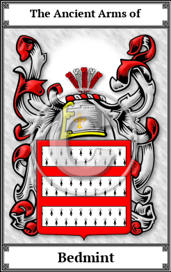Bedmint Family Crest Download (JPG)  Book Plated - 150 DPI