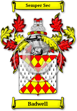 Badwell Family Crest Download (jpg) Legacy Series - 150 DPI