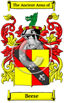 Beese Family Crest/Coat of Arms