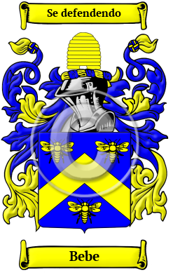 Bebe Family Crest Download (JPG) Heritage Series - 600 DPI