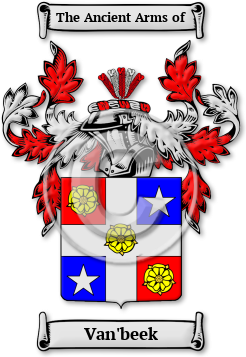 Van'beek Family Crest Download (jpg) Legacy Series - 150 DPI