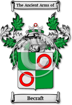 Becraft Family Crest Download (JPG) Legacy Series - 300 DPI