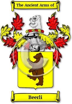 Beerli Family Crest Download (jpg) Legacy Series - 150 DPI