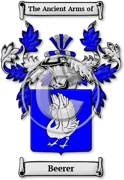 Beerer Family Crest Download (jpg) Legacy Series - 150 DPI