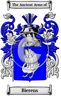 Bierens Family Crest Download (JPG) Heritage Series - 300 DPI
