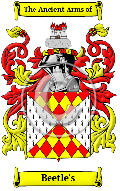 Beetle's Family Crest Download (JPG) Heritage Series - 600 DPI