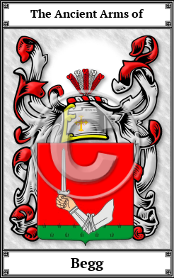 Begg Family Crest Download (JPG)  Book Plated - 150 DPI